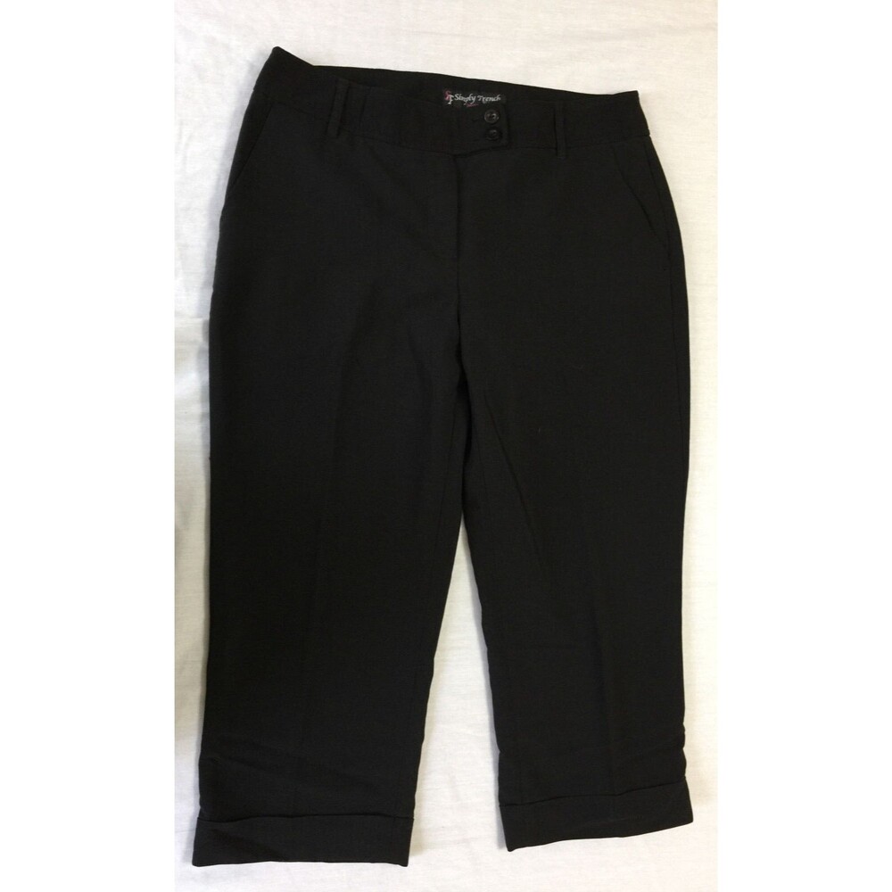 SIMPLY FRENCH WOMENS CAPRIS PANTS SIZE 12